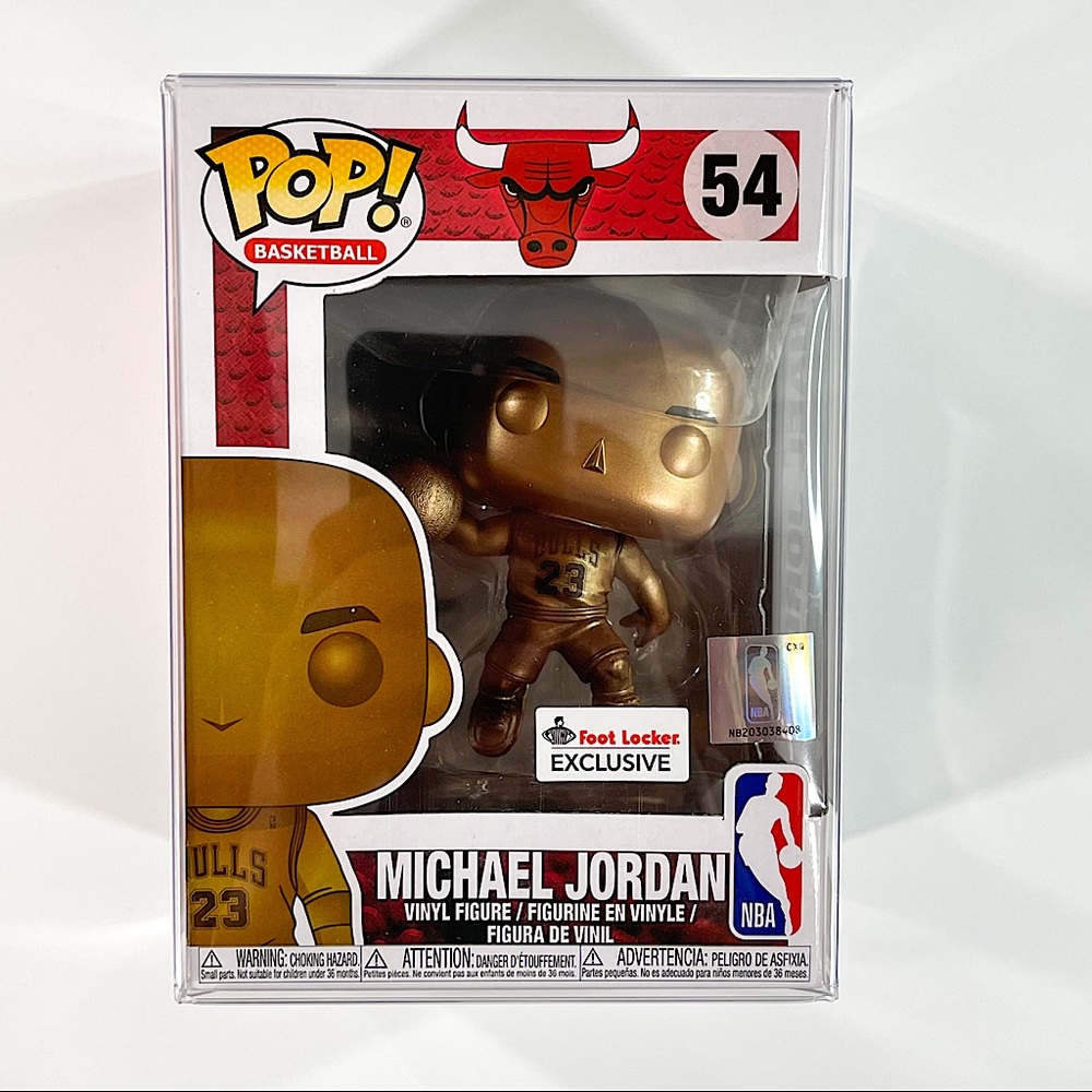 Bronze Michael Jordan #54 NBA Funko Pop! Basketball Foot Locker Exclusive